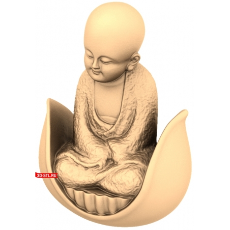 Baby Buddha - 3D model for 3D printing