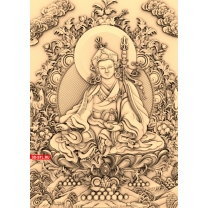 Panel Buddha with background