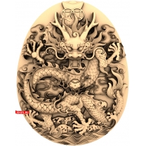 Panel Dragon with background