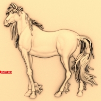 Panel Horse