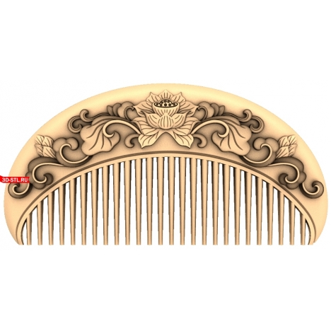 Lotus Comb Panel - 3D CNC model