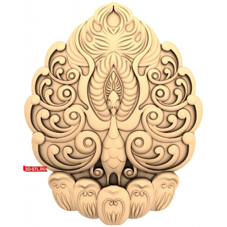 Phoenix Panel - 3D model for CNC