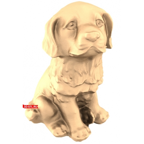 Puppy - 3D model for 3D printing