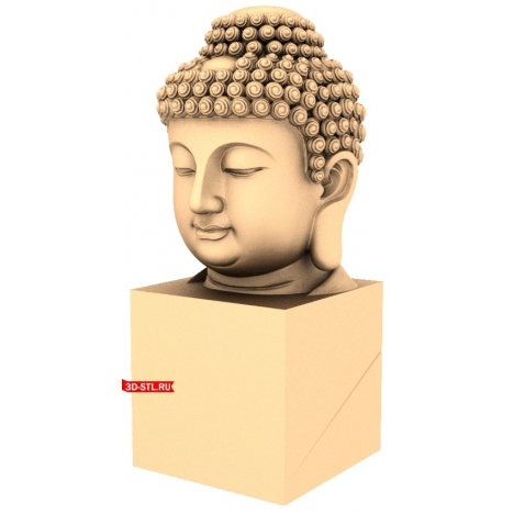 Buddha head - 3D printable model