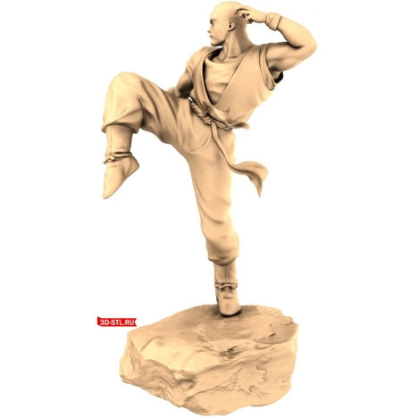 Kung Fu model for 3D printer