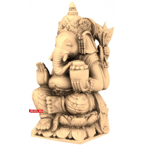 Gamesha on the Throne - 3D Printable Model