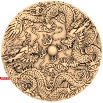 Panel "Two Dragons in a Circle"