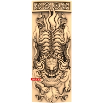 Panel "Chinese Lion"