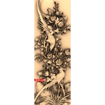 Panel "Birds and Flowers"