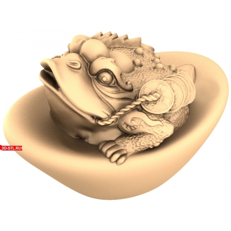 3D model of a frog for 3D printing