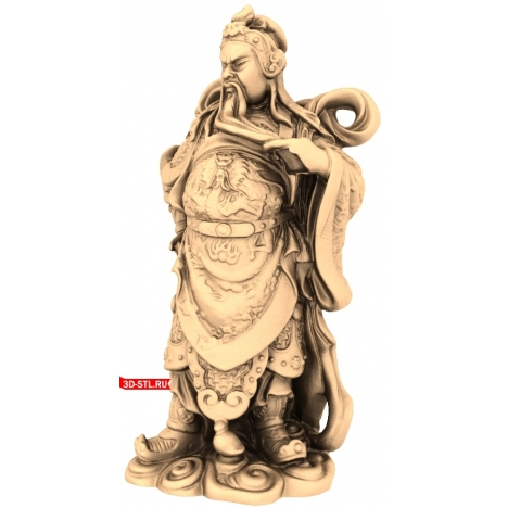 3D model of Guangdong for 3D printing