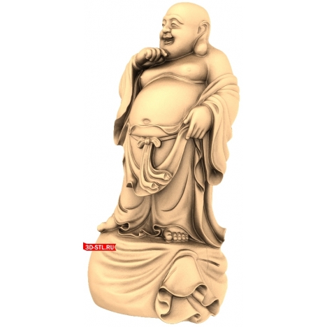 Full-length Fat Buddha - 3D Printable Model