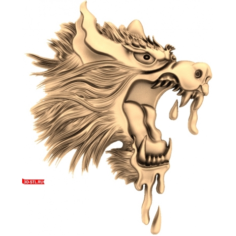 Wolf head 