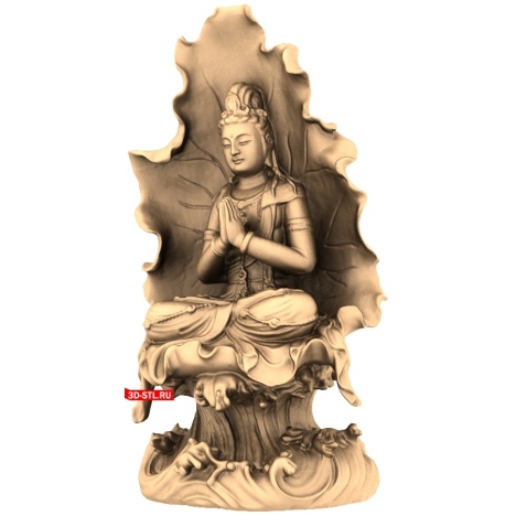 3D model of Guanyin for 3D printing