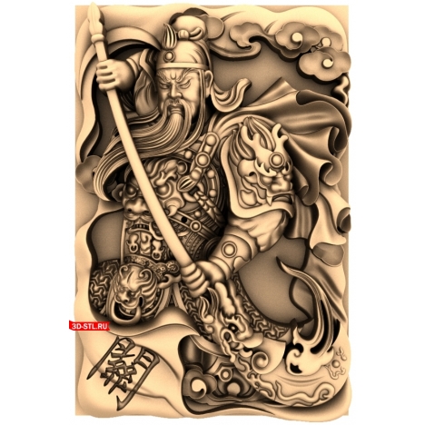 Guangdong Panel - 3D model in STL format for CNC