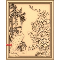 Panel "Birds and Flowers"