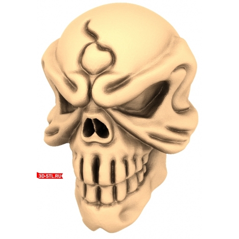 Volumetric skull - 3D model for 3D printing