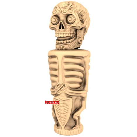 Skeleton model for 3D printing