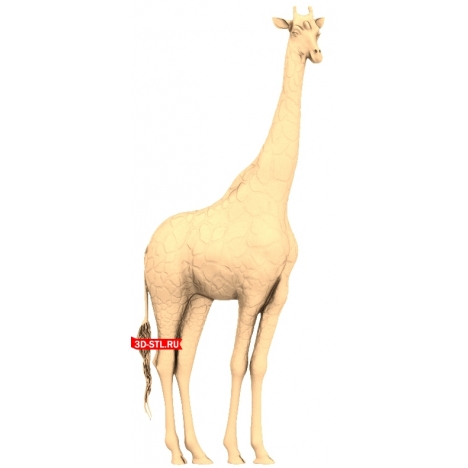 Giraffe - STL model for CNC