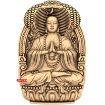 Panel Buddha with background