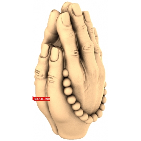 Praying Model for 3D Printing