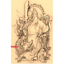 Panel of Guanggong with a dragon