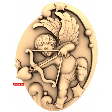 Amorous Angel - 3D STL model for CNC