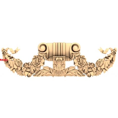 Decor 3D STL model for CNC milling