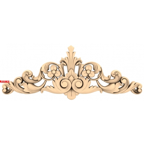 Floral Symphony Decor - STL model for CNC