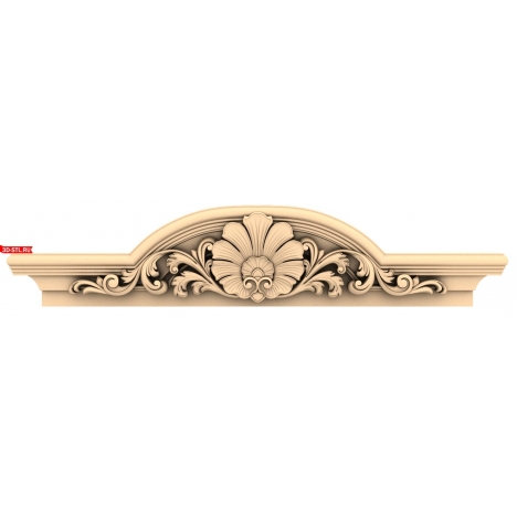 Floral Patterns - 3D STL Model for Milling