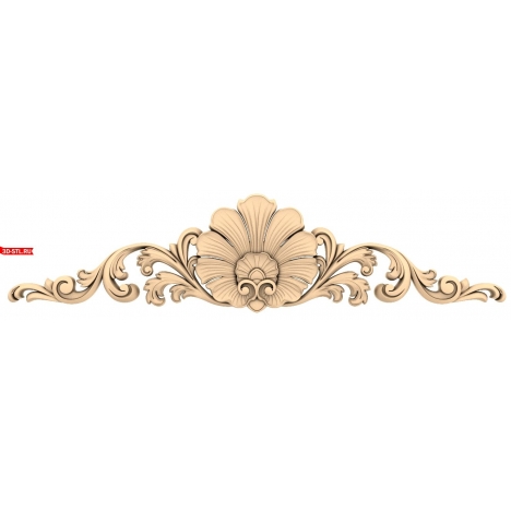 Floral Symphony Decor - 3D STL model for CNC