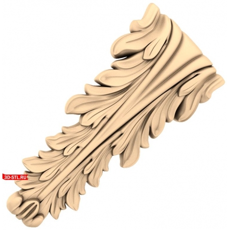 Кронштейн Ветвь Грации — 3D STL модель для ЧПУ станка