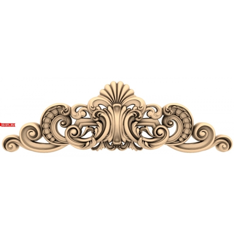 Classic Renaissance Decor - STL model for CNC