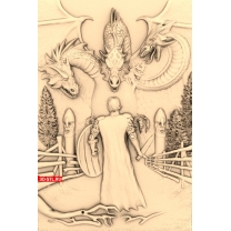 Panel "Battle with the Three-Headed Dragon"