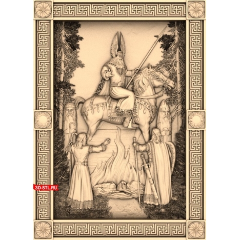 Svarog Panel - 3D model in STL format for CNC