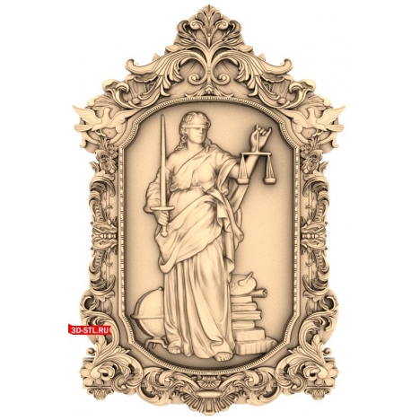 Themis panel - 3D model for milling