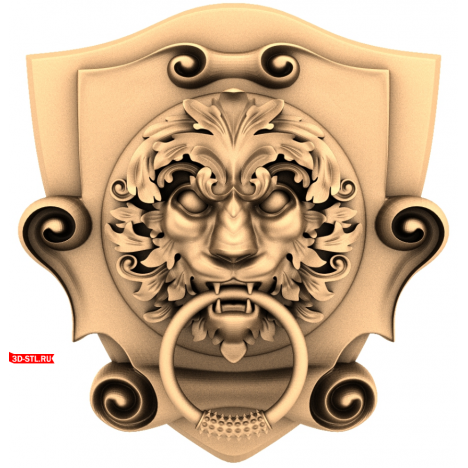 Lion head - 3D model in STL format