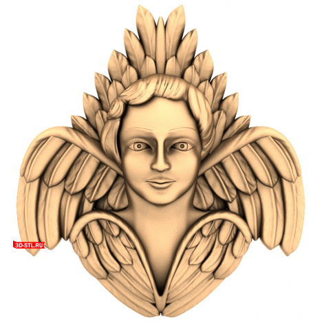 Angel of Perfection - STL 3D model for CNC router