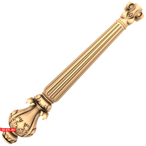 Corinthian finial - 3D model in STL format
