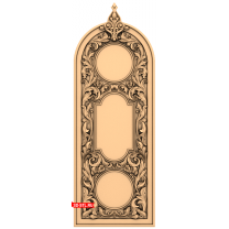 Elegant ornamented panel