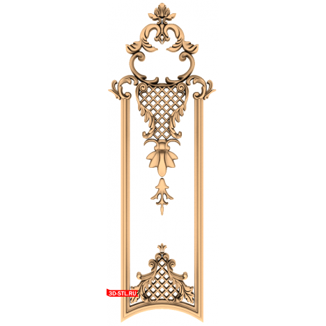 Classic Elegance Decor - 3D STL model for CNC