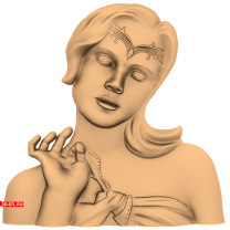 Panel "Bust of a Girl"
