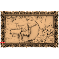 Panel "Deer in the Forest"