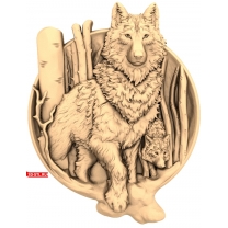 Panel "Wolves" plate
