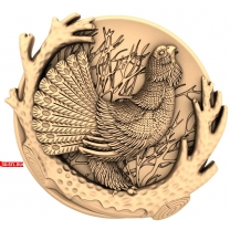 Panel "Capercaillie" plate