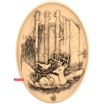 Panel "Forest Animals" - plate