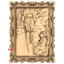 Panel of Santa Claus - Morozko