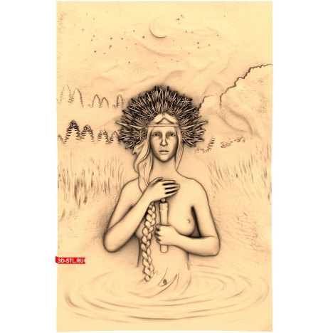 Kupala Night Panel - 3D CNC model