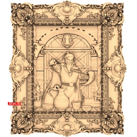 Loki's Panel - 3D STL model for CNC