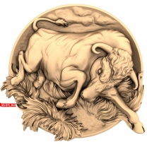 Panel "Bull" plate
